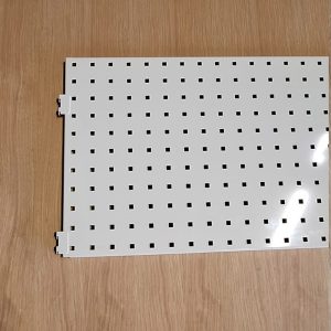 Inhaakbaar gereedschapsbord wit outlet werkplaats-shop