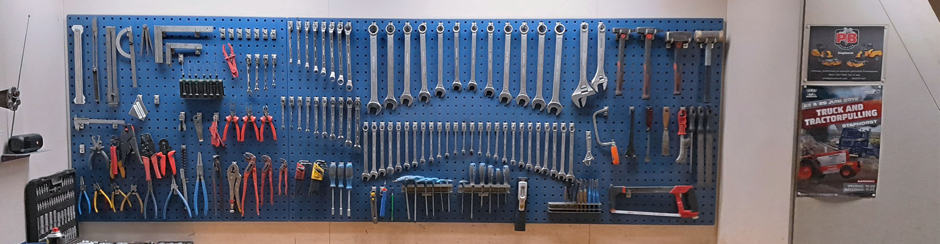 Werkplaats-shop.nl gereedschapsbord met ophanghaken